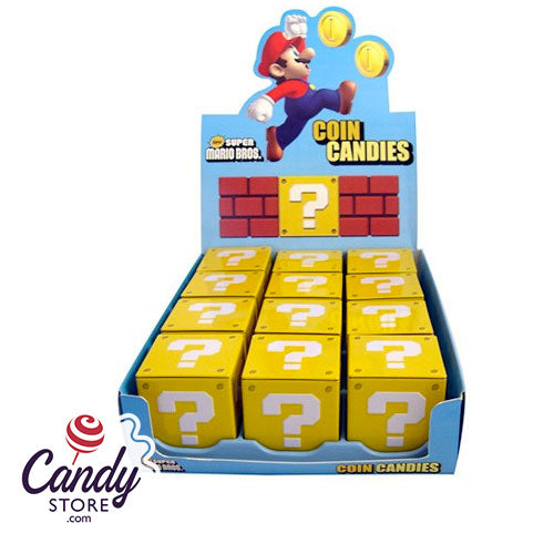 Super Mario Question Mark Coin Candies - 12ct CandyStore.com