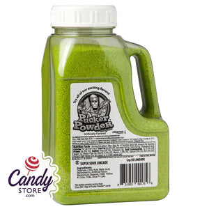 Super Sour Green Limeade Pucker Powder 32oz Bottle - 1ct CandyStore.com