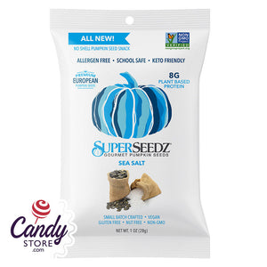 Superseedz Sea Salt Pumpkin Seeds 1oz Bag - 12ct CandyStore.com