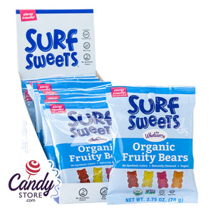 Surf Sweets Organic Fruity Bears 2.75oz Bag - 12ct CandyStore.com