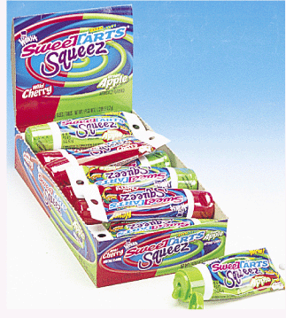 SweeTarts Squeez Candy Tubes - 12ct CandyStore.com