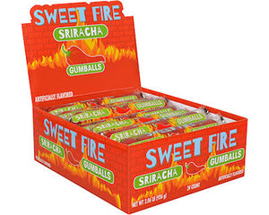 Sweet Fire Sriracha Gumballs - 24ct CandyStore.com