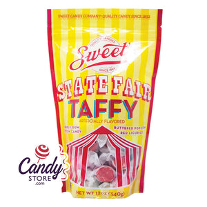 Sweet's Candy Co Taffy State Fair Assortment 24oz Stand Up Pouch - 12ct CandyStore.com