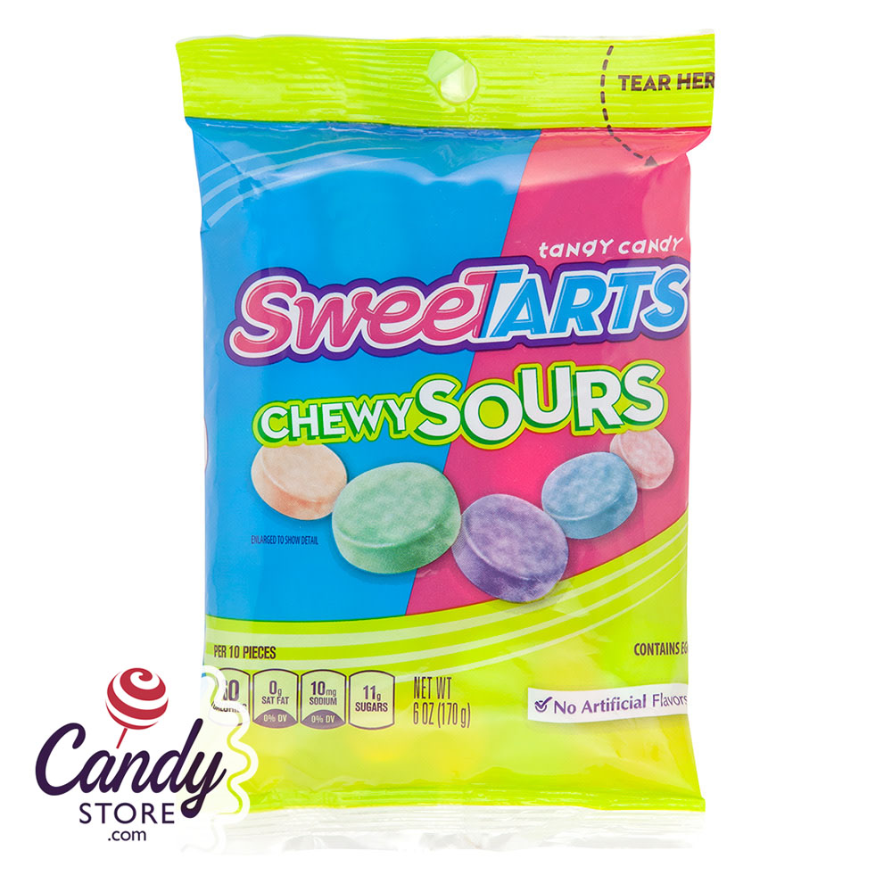 Sweetarts Chewy Sours 6oz Peg Bag 12ct