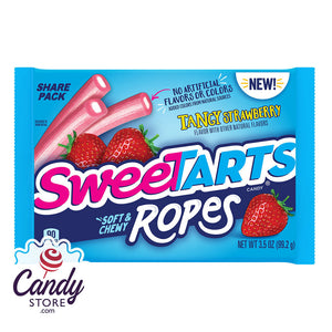 Sweetarts Strawberry Ropes 3.5oz - 12ct CandyStore.com