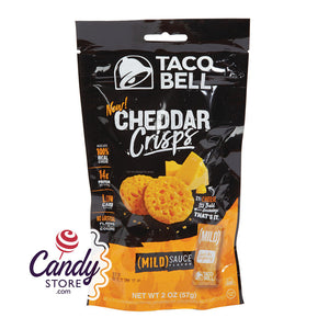 Taco Bell Mild Cheddar Crisps 2oz Peg Bags - 9ct CandyStore.com