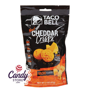 Taco Bell Nacho Cheddar Crisps 2oz Peg Bags - 9ct CandyStore.com