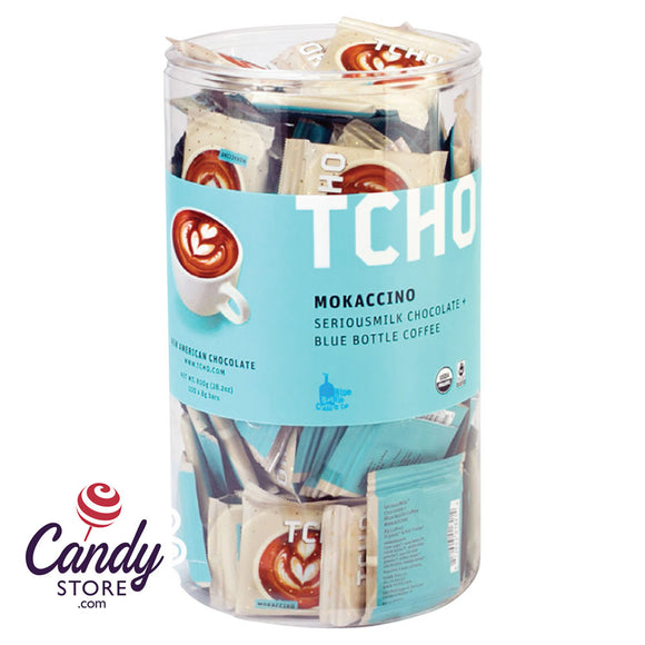Tcho Mokaccino Milk Chocolate Coffee 0.28oz Squares - 100ct CandyStore.com