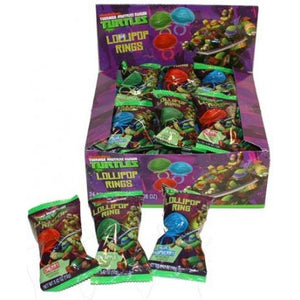 Teenage Mutant Ninja Turtles Lollipop Rings - 24ct CandyStore.com