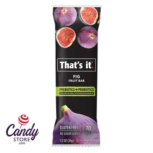That's It Fig Probiotic Bar 1.2oz - 12ct CandyStore.com