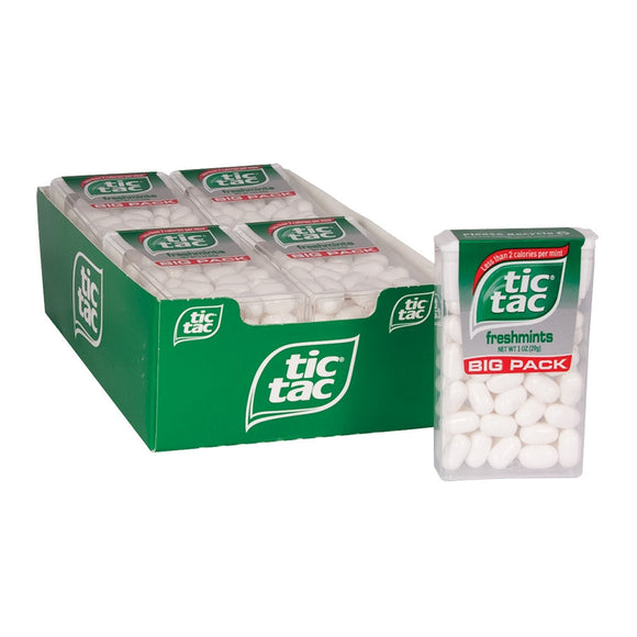 Tic Tac Fresh Mints Candy - 12ct | CandyStore.com