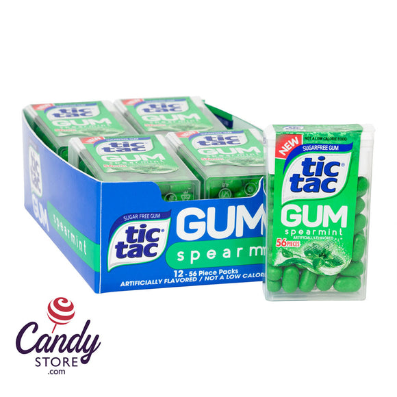 Tic Tac Gum Spearmint 0.95oz - 12ct CandyStore.com