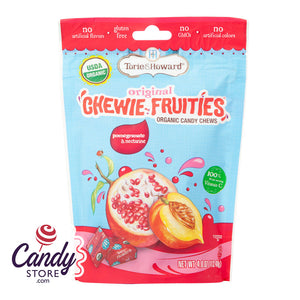 Torie & Howard Pomegranate Nectarine Chewie Fruities 4oz Pouch - 6ct CandyStore.com