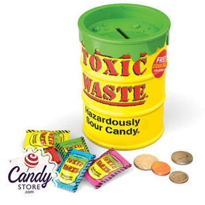 Toxic Waste Sour Candy Bank - 12ct CandyStore.com