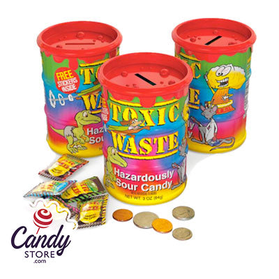Toxic Waste Tye Dye Bank - 12ct CandyStore.com