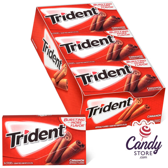 Trident Cinnamon Gum 14pc 12ct