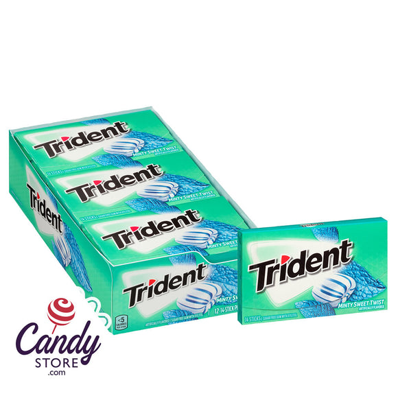 Trident Minty Sweet Gum - 12ct CandyStore.com