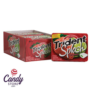 Trident Splash Strawberry Lime Gum - 10ct CandyStore.com