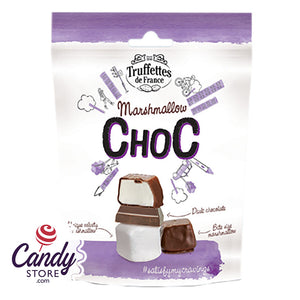 Truffettes De France Dark Chocolate Marshmallow 3.52oz Peg Bag - 12ct CandyStore.com