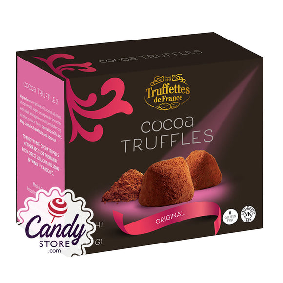 Truffettes De France Original Cocoa Truffles 7oz Boxes - 12ct CandyStore.com