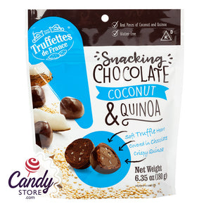 Truffettes Snacking Chocolate Coconut & Quinoa 6.35oz Bag - 12ct CandyStore.com