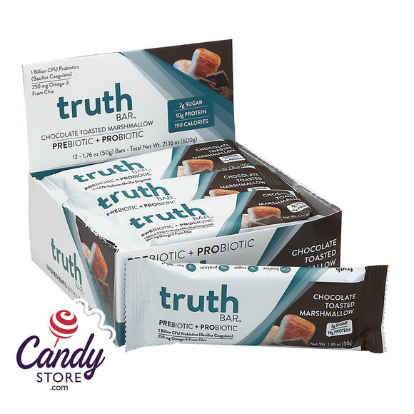 Truth Bars Chocolate Toasted Marshmallow 1.76oz 12ct - 12ct CandyStore.com