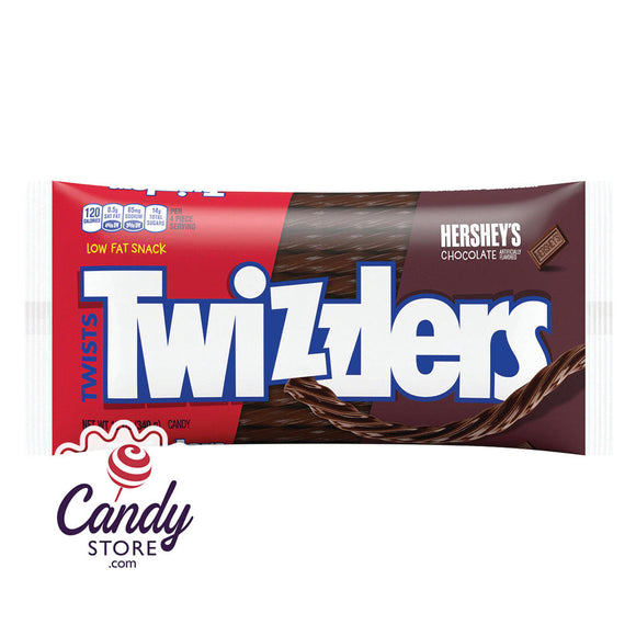 Twizzler Twists Chocolate 12oz Bags - 14ct CandyStore.com