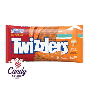 Twizzlers Orange Cream Filled Twists 11oz - 12ct CandyStore.com