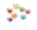 Two Tone Hearts Pops - 120ct CandyStore.com