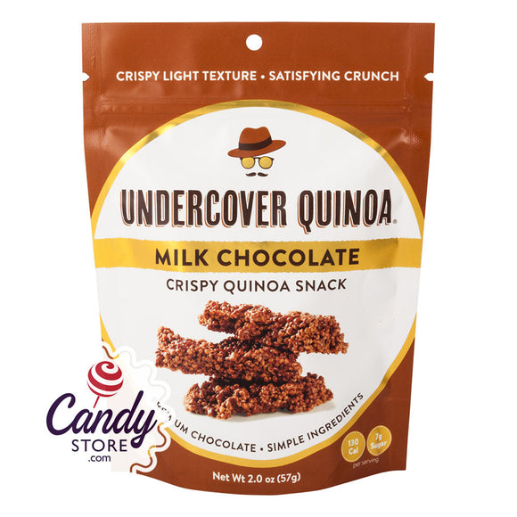 Undercover Quinoa Milk Chocolate 2oz Bags - 12ct CandyStore.com
