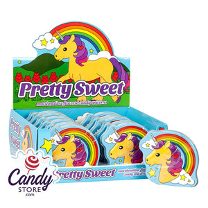 Unicorn Pretty Sweet Marshmallow Flavored Candy Unicorns 1.2oz Tin - 12ct CandyStore.com