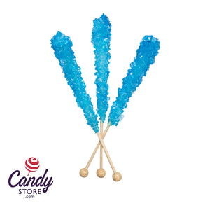 Unwrapped Blue Raspberry 6 1/2 Inch Stick Dryden & Palmer - 120ct CandyStore.com