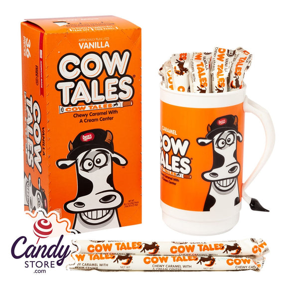 Vanilla Cow Tales Caramel Sticks - 100ct CandyStore.com
