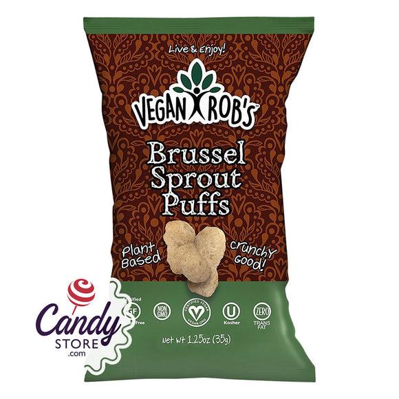 Vegan Rob's Brussel Sprout Puffs 1.25oz Bags - 24ct CandyStore.com