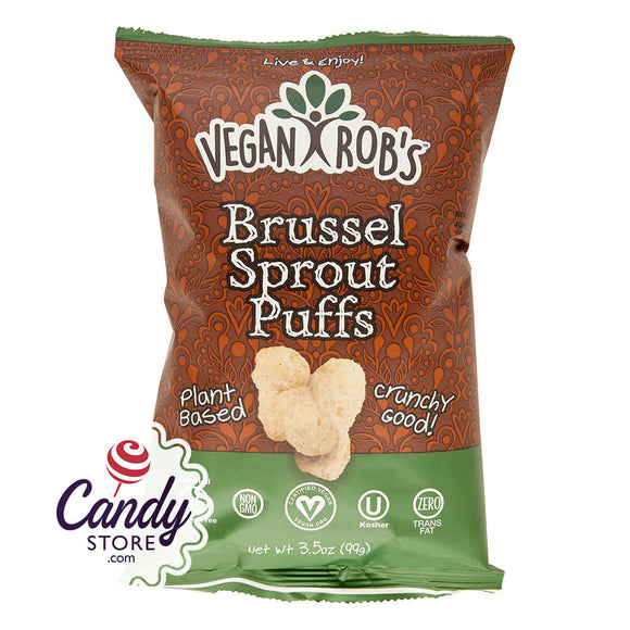 Vegan Rob's Brussel Sprout Puffs 3.5oz Bags - 12ct CandyStore.com