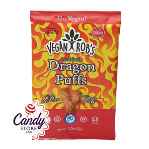 Vegan Rob's Probiotic Dragon Puffs 3.5oz Bags - 12ct CandyStore.com