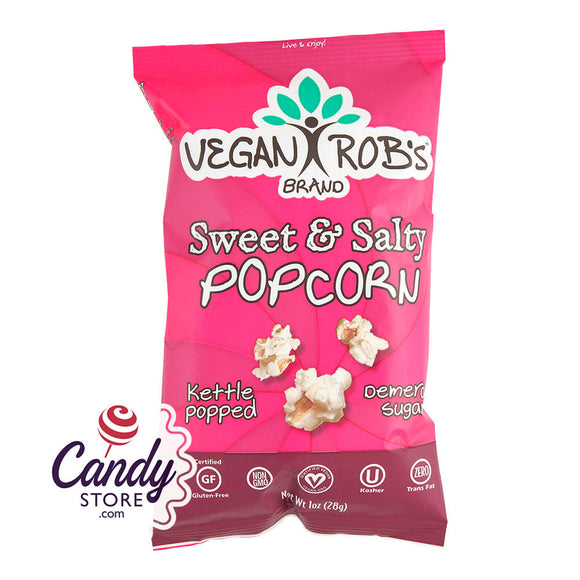 Vegan Rob's Sweet And Salty Popcorn 1oz Bags - 24ct CandyStore.com