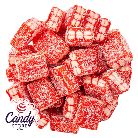 Vidal Gummy Strawberry Filled Bricks - 4.4lb CandyStore.com