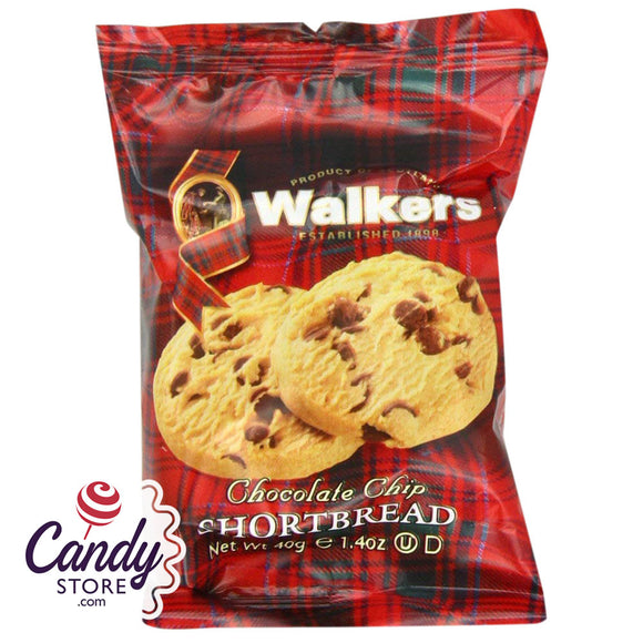 Walkers Chocolate Chip Shortbread Twin Pack 1.4oz - 20ct CandyStore.com