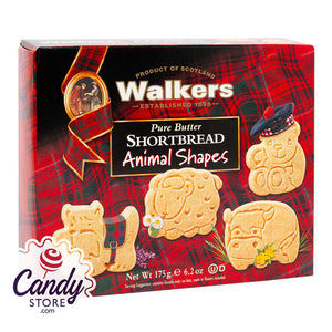 Walkers Shortbread Animal Shapes 6.2oz Box - 12ct CandyStore.com