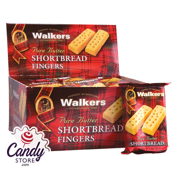 Walkers Shortbread Finger Cookies 2 Pc 1.4oz - 24ct CandyStore.com