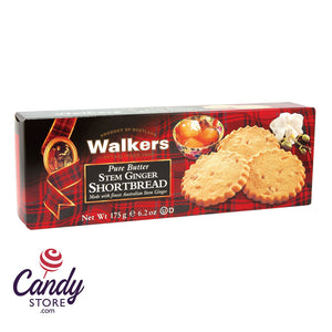 Walkers Shortbread Ginger Cookies 6.2oz Box - 12ct CandyStore.com