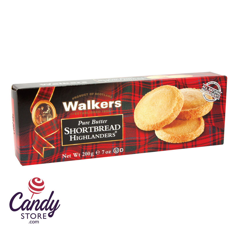 Walkers Shortbread Highlander Cookies 7oz Box 12ct
