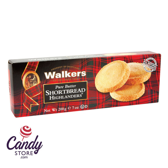 Walkers Shortbread Highlander Cookies 7oz Box - 12ct CandyStore.com