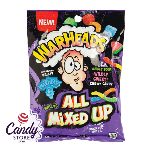 Warhead All Mixed Up Peg 5oz - 12ct CandyStore.com