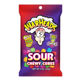 Warhead Sour Chewy Cubes Peg Bags - 12ct CandyStore.com