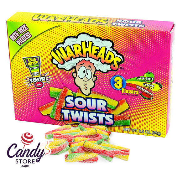 Warheads Sour Twists Theater Box - 12ct CandyStore.com