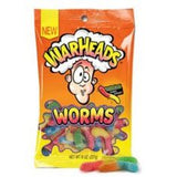 Warheads Sour Worms Peg Bags - 12ct CandyStore.com
