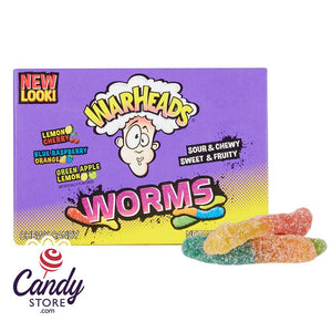 Warheads Worms Theater Box - 12ct CandyStore.com