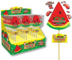 Watermelon Farms Watermlon Slices Lollipops - 24ct CandyStore.com